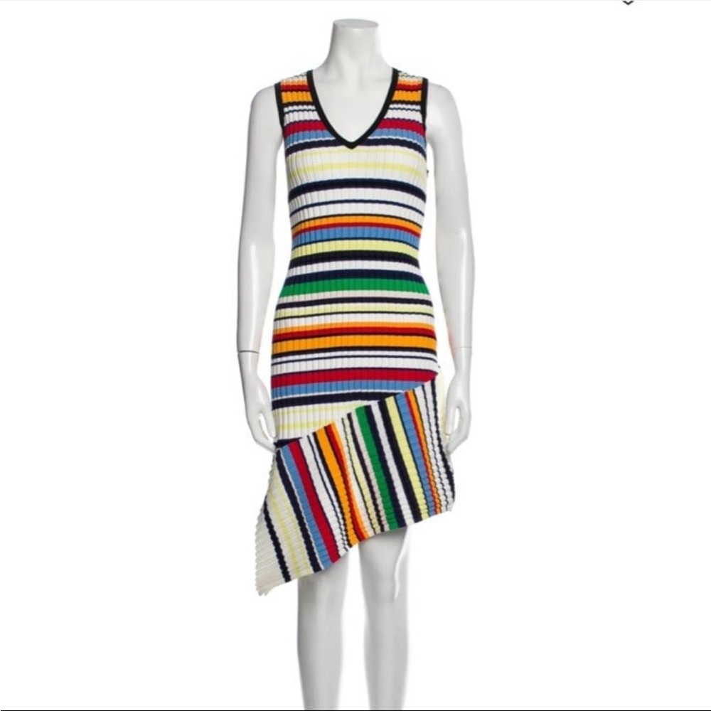 Milly Striped Midi Dress